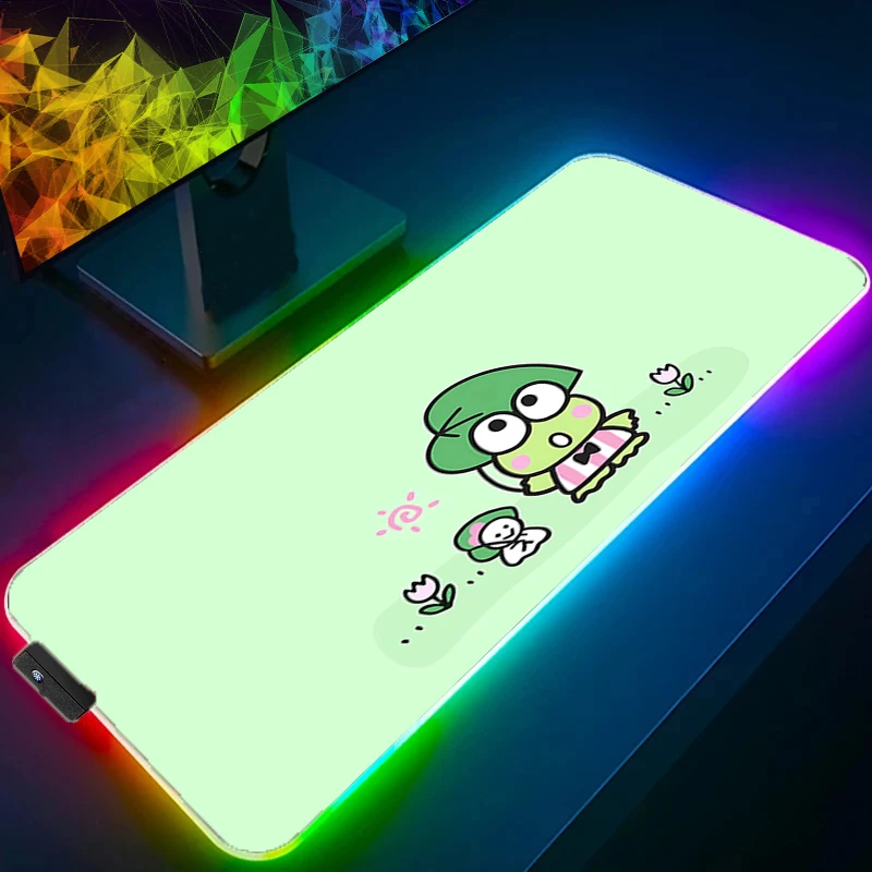 Backlight XXL K-kero K-kero K-keroppi Rubber Large PC Mousepad RGB Gamer Gaming Mouse Pads LED Desk Keyboard Mat Computer Mat
Backlight XXL K-kero K-kero K-keroppi Rubber Large PC Mousepad RGB Gamer Gaming Mouse Pads LED Desk Keyboard Mat Computer Mat
