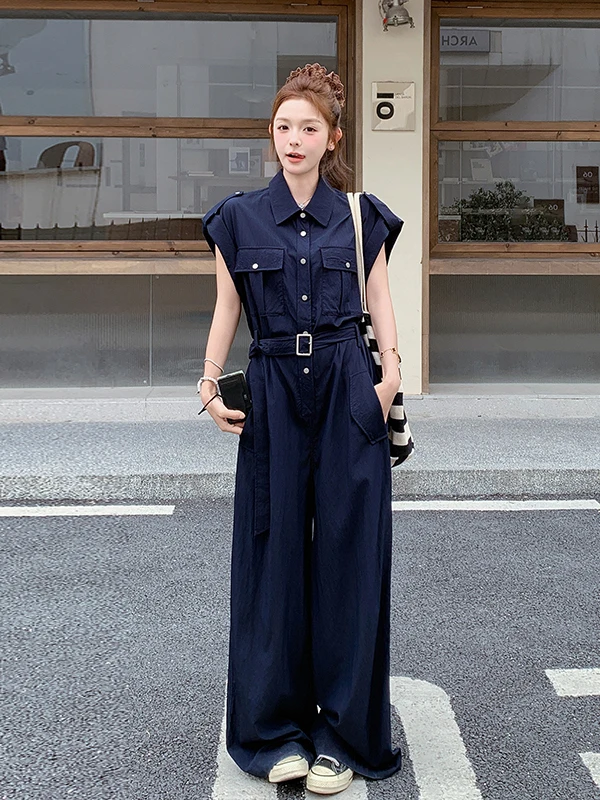 Уникальный модный комбинезон с высокой талией, женский красивый утягивающий комбинезон, новинка лета 2025, повседневные брюки в Корейском стиле
Уникальный модный комбинезон с высокой талией, женский красивый утягивающий комбинезон, новинка лета 2025, повседневные брюки в Корейском стиле