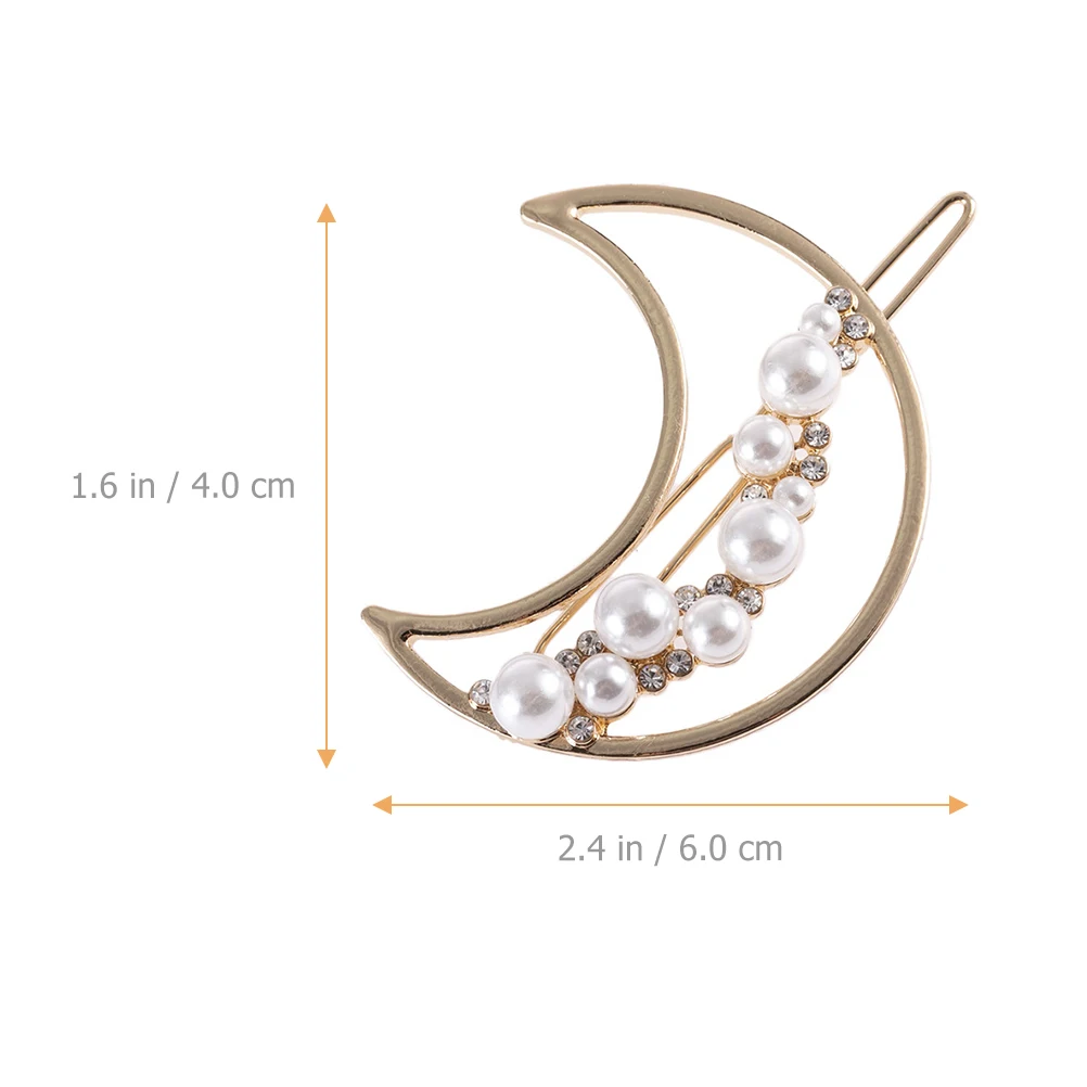 4 Pcs Pearl Clips Hollow Moon Barrettes Vintage Women Headdress Hair Accessories Styling Salon Decorations
4 Pcs Pearl Clips Hollow Moon Barrettes Vintage Women Headdress Hair Accessories Styling Salon Decorations
