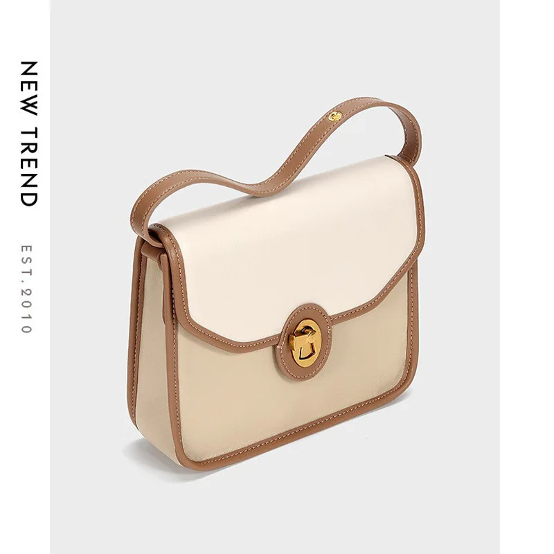 Women's Bag 2026 New Style Shoulder Bag Versatile Crossbody Bag Small Square Bag Commuter Genuine Leather Women's Bag Fresh and Sweet Color-Blocking Design
Women's Bag 2026 New Style Shoulder Bag Versatile Crossbody Bag Small Square Bag Commuter Genuine Leather Women's Bag Fresh and Sweet Color-Blocking Design