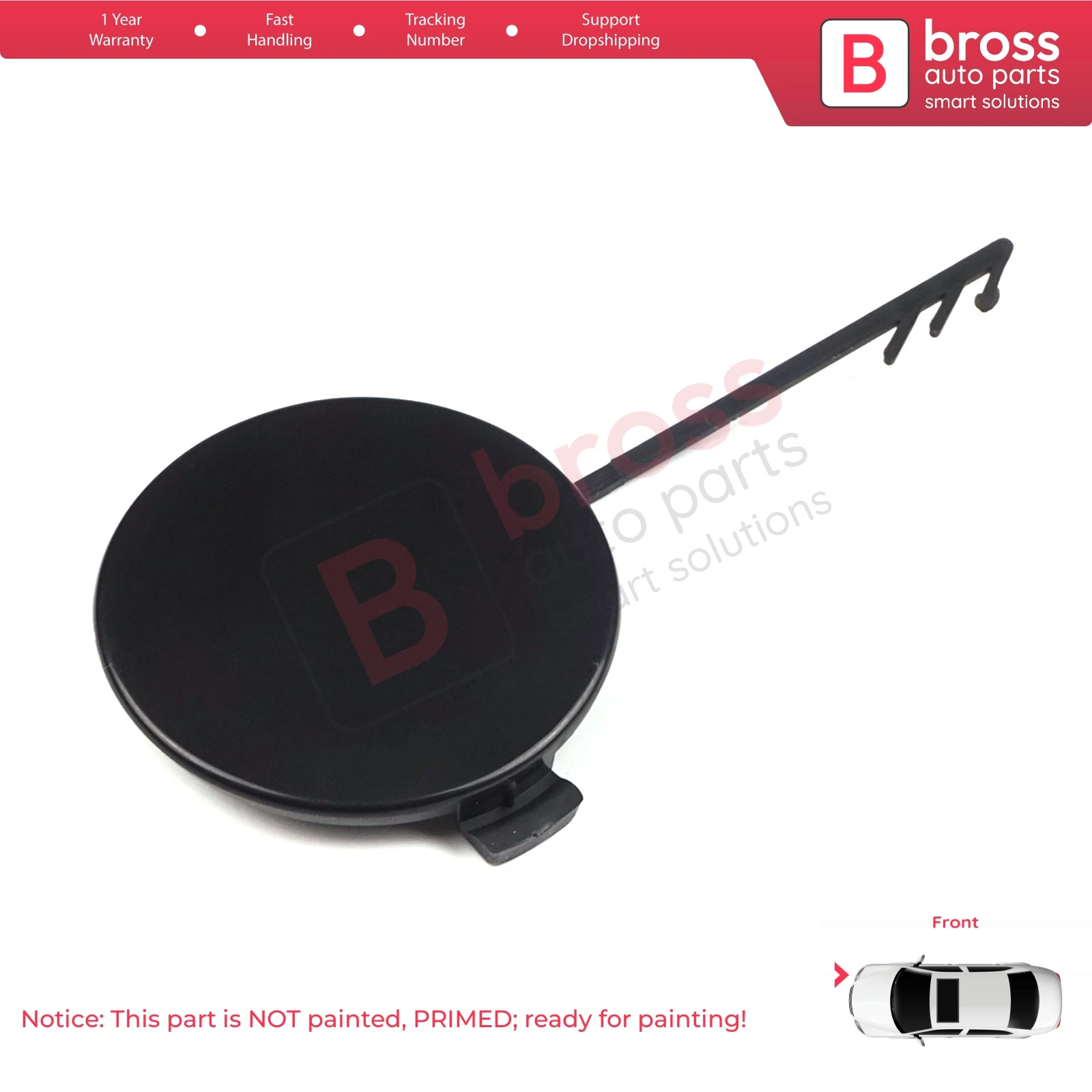 BSP1094 Front Bumper Grille Tow Hook Eye Cover Cap Lid 8K0807241GRU for Audi A4 B8 4L 2008-2012
BSP1094 Front Bumper Grille Tow Hook Eye Cover Cap Lid 8K0807241GRU for Audi A4 B8 4L 2008-2012