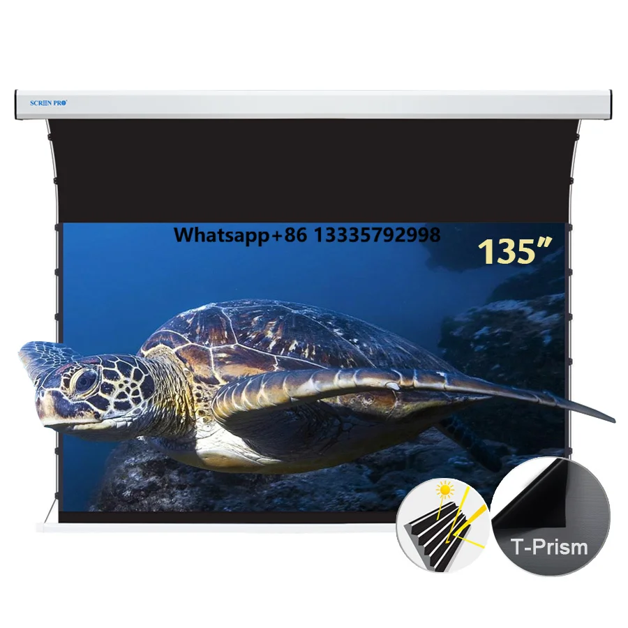 T Prism 4K Ust Alr Motorized Projector Screen Hd Home Theater Ultra Short Throw Projection Screen Screen PRO 135 Inch Electric
T Prism 4K Ust Alr Motorized Projector Screen Hd Home Theater Ultra Short Throw Projection Screen Screen PRO 135 Inch Electric