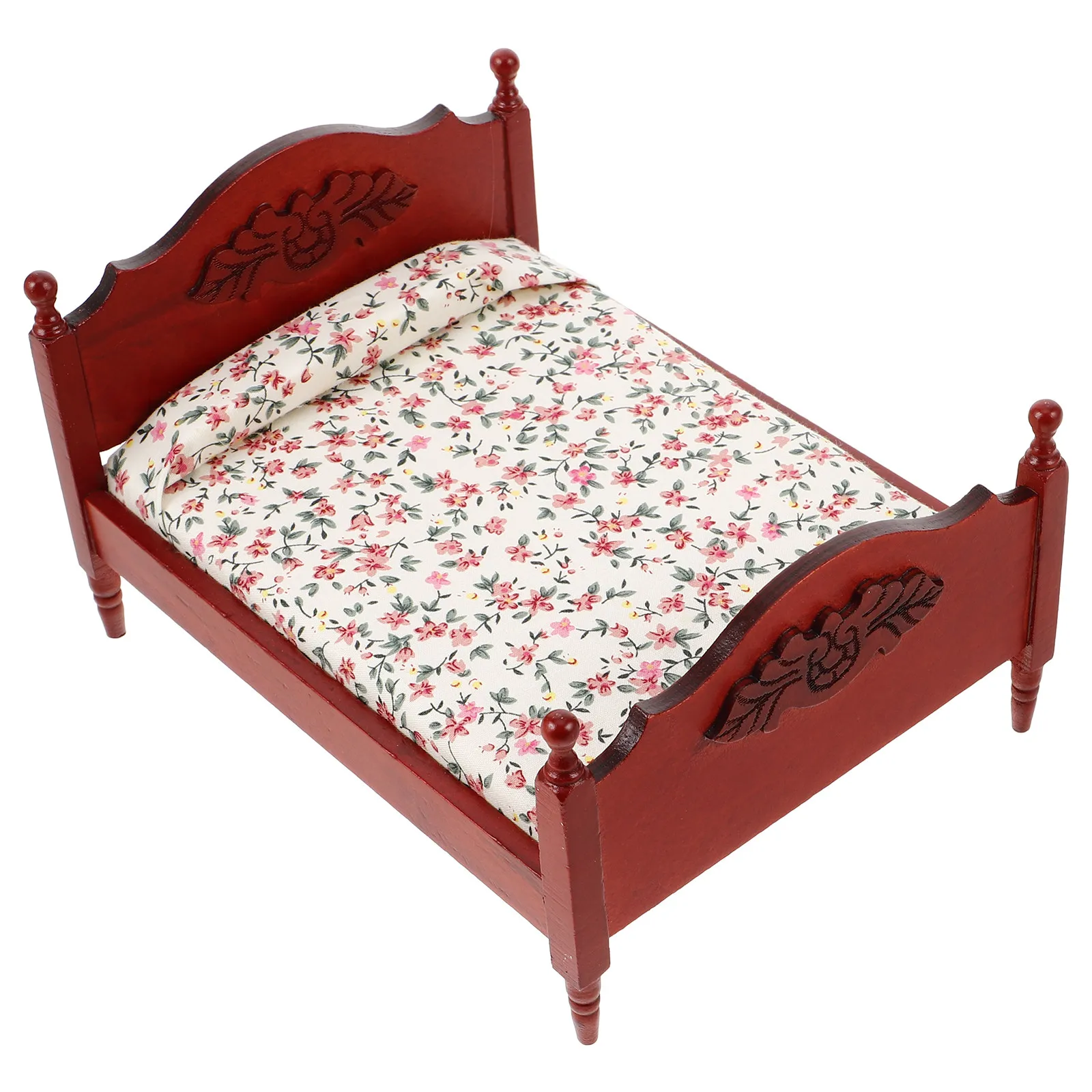 1:12 Scale Wooden Miniature Bed Vintage European Dollhouse Bedroom Furniture Sturdy Crafted for Lifelong Display
1:12 Scale Wooden Miniature Bed Vintage European Dollhouse Bedroom Furniture Sturdy Crafted for Lifelong Display