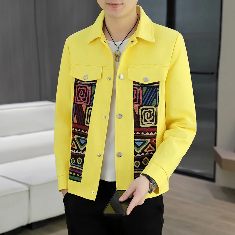 High Quali Spring Autumn Men's Denim Jaet Trendy New Sle for Teenagers Junior High School Students Sli Cotton Blend
High Quali Spring Autumn Men's Denim Jaet Trendy New Sle for Teenagers Junior High School Students Sli Cotton Blend