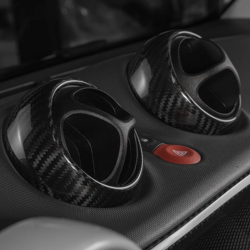 Car Center Console Dashboard Air Conditioning Outlet Cover Carbon Fiber Frame Trim Accessories For Smart 453 Fortwo Forfour
Car Center Console Dashboard Air Conditioning Outlet Cover Carbon Fiber Frame Trim Accessories For Smart 453 Fortwo Forfour