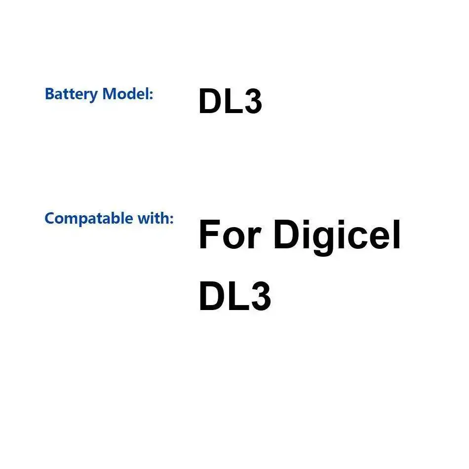 Долговечный аккумулятор для мобильного телефона Digicel DL3, 3000 мАч 
Долговечный аккумулятор для мобильного телефона Digicel DL3, 3000 мАч