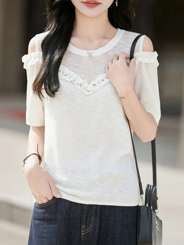 2026 New Style Women's Loose Fit Short Sleeve T-Shirt Thin Breathable Slimming Cool Feeling Casual round Neck Top
2026 New Style Women's Loose Fit Short Sleeve T-Shirt Thin Breathable Slimming Cool Feeling Casual round Neck Top