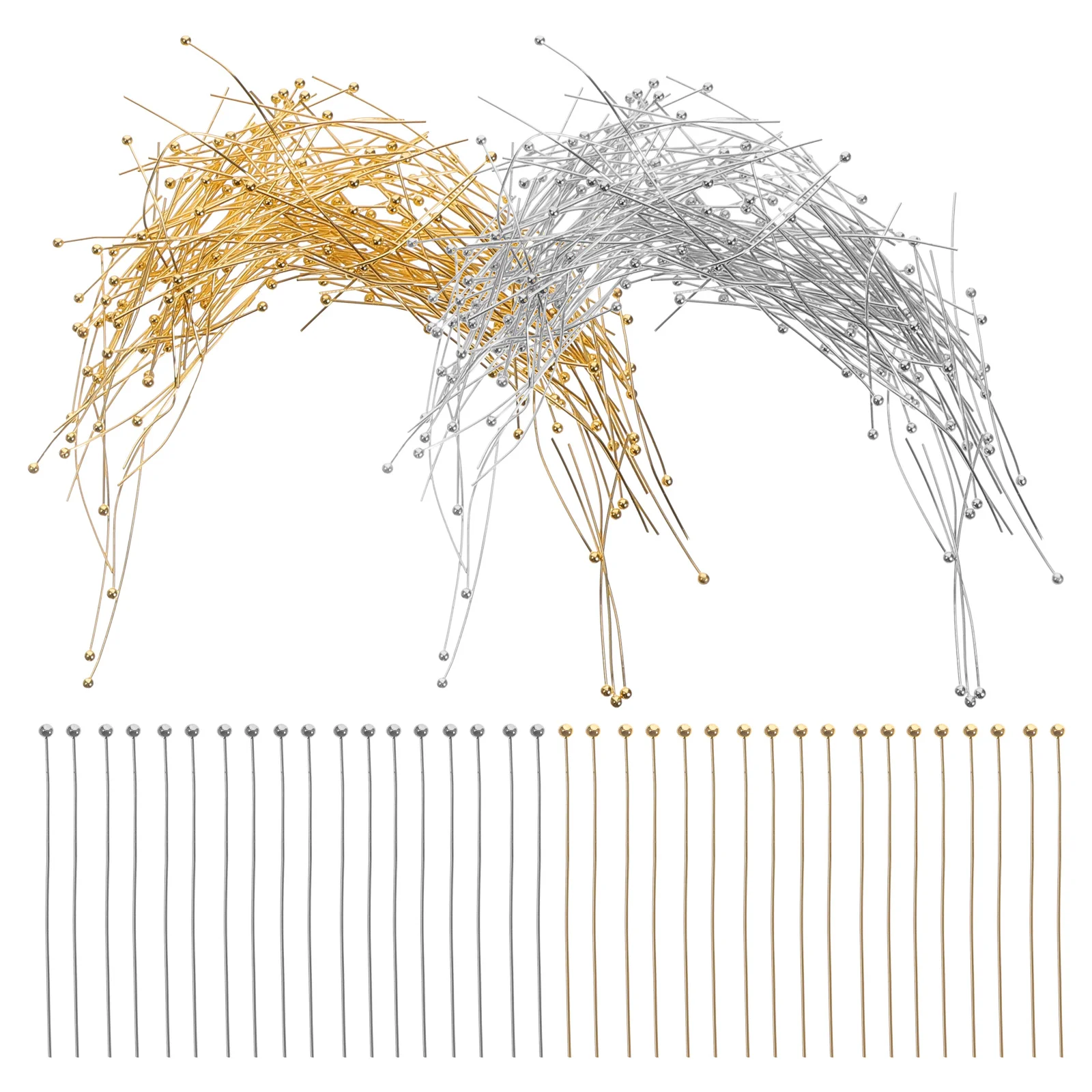 400Pcs DIY Jewelry Ball Head Pins Durable Straight Pins for Earring Necklace Bracelet Craft Supplies Head Pin Jewelry Making Pin
400Pcs DIY Jewelry Ball Head Pins Durable Straight Pins for Earring Necklace Bracelet Craft Supplies Head Pin Jewelry Making Pin