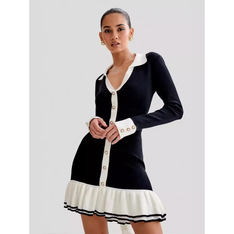 2025 summer long sleeve chiffon dress with butterfly bow tie, ribbon Bride & pearl buttons A002
2025 summer long sleeve chiffon dress with butterfly bow tie, ribbon Bride & pearl buttons A002