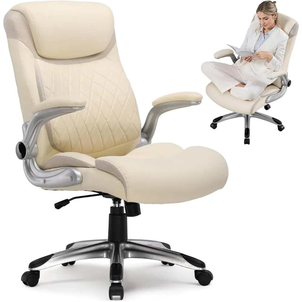 Big and Tall High Back Office Chair 400LBS Wide Leather Executive Chair Height Adjustable Lumbar Support & Armrests, Co
Big and Tall High Back Office Chair 400LBS Wide Leather Executive Chair Height Adjustable Lumbar Support & Armrests, Co