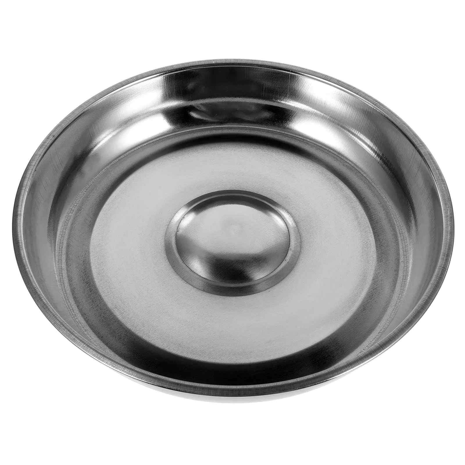 Stainless Steel Steak Cover Food Protective Cover Oil proof Dish Kitchen Gadget Tray Lid Home Utensil Plate Dome Thickened Iron
Stainless Steel Steak Cover Food Protective Cover Oil proof Dish Kitchen Gadget Tray Lid Home Utensil Plate Dome Thickened Iron