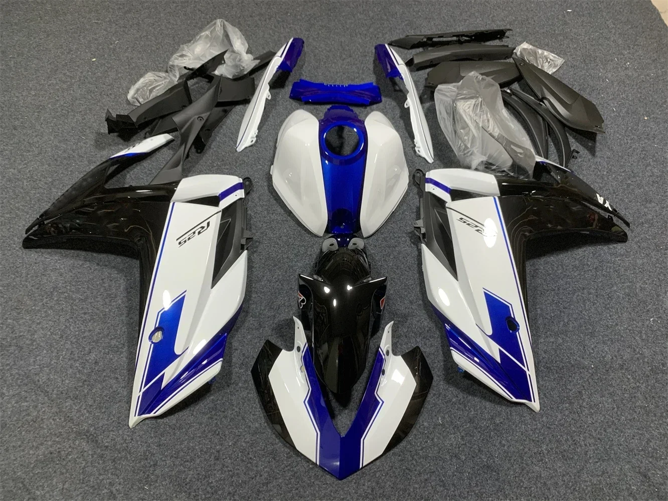 Motorcycle Fairing Kit Suitable for Yamaha R25 15-18 Years R3 2015 2016 2017 2018 Fairing Blue and white
Motorcycle Fairing Kit Suitable for Yamaha R25 15-18 Years R3 2015 2016 2017 2018 Fairing Blue and white