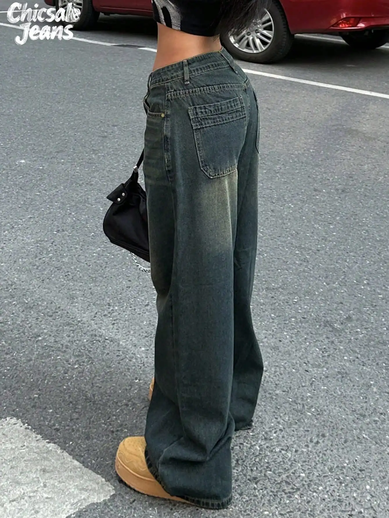 Женские джинсы свободного кроя с прямыми штанинами в стиле бойфренд с винтажным эффектом потертости
Женские джинсы свободного кроя с прямыми штанинами в стиле бойфренд с винтажным эффектом потертости