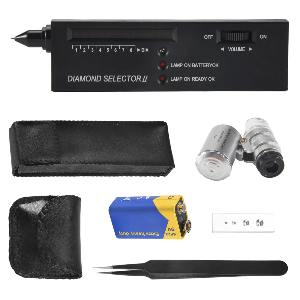 MDAQZ Diamond Tester Pen,Professional Diamond Detector with 60X Mini LED Magnifying, Diamond Test Pen for Novice and Expert
MDAQZ Diamond Tester Pen,Professional Diamond Detector with 60X Mini LED Magnifying, Diamond Test Pen for Novice and Expert