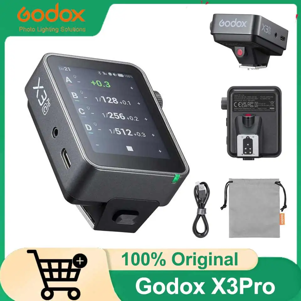 Godox X3PRO Flash Trigger TTL HSS Transmitter 2.4inch Touch Screen 2.4G Wireless Flash Trigger for Canon Nikon Sony Fuji Olympus
Godox X3PRO Flash Trigger TTL HSS Transmitter 2.4inch Touch Screen 2.4G Wireless Flash Trigger for Canon Nikon Sony Fuji Olympus
