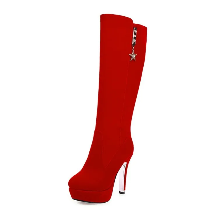 New Women's High Knee Boots Platform Heeled Knee High Boot Fashion Red Black Footwear Shoes Winter Autumn Shoes Ladies Large Siz
New Women's High Knee Boots Platform Heeled Knee High Boot Fashion Red Black Footwear Shoes Winter Autumn Shoes Ladies Large Siz