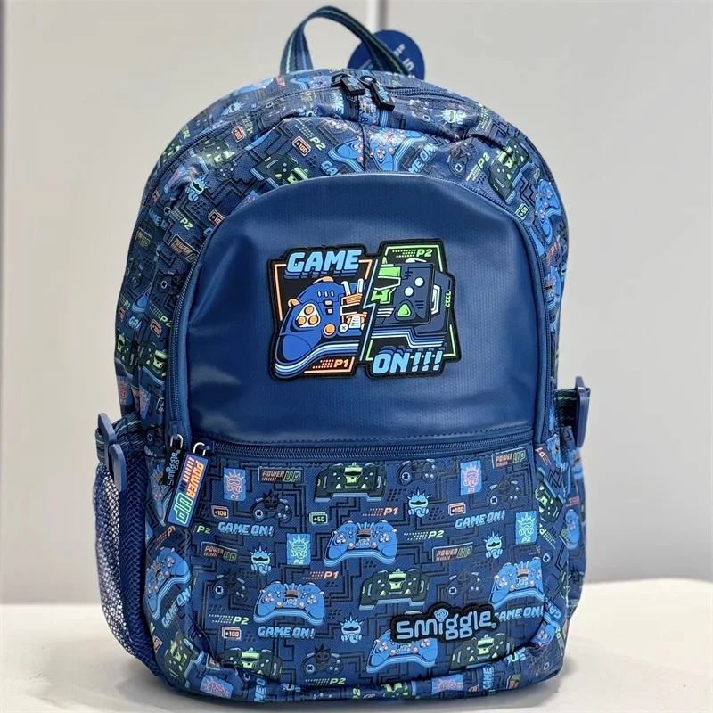 Genuine Australian Smiggle Blue Game Schoolbag Boy Cartoon Double Button Postman Backpack Pencil Case Students' Supplies Gift
Genuine Australian Smiggle Blue Game Schoolbag Boy Cartoon Double Button Postman Backpack Pencil Case Students' Supplies Gift