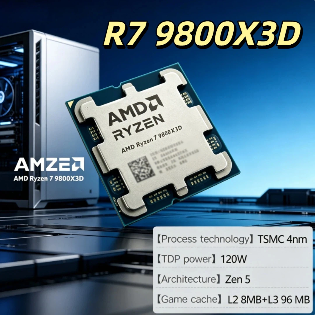 Cost Effective R7 9800X3D Hot Sale 8-Core X3D Gaming Chip Socket AM5 DDR5 Without Box
Cost Effective R7 9800X3D Hot Sale 8-Core X3D Gaming Chip Socket AM5 DDR5 Without Box