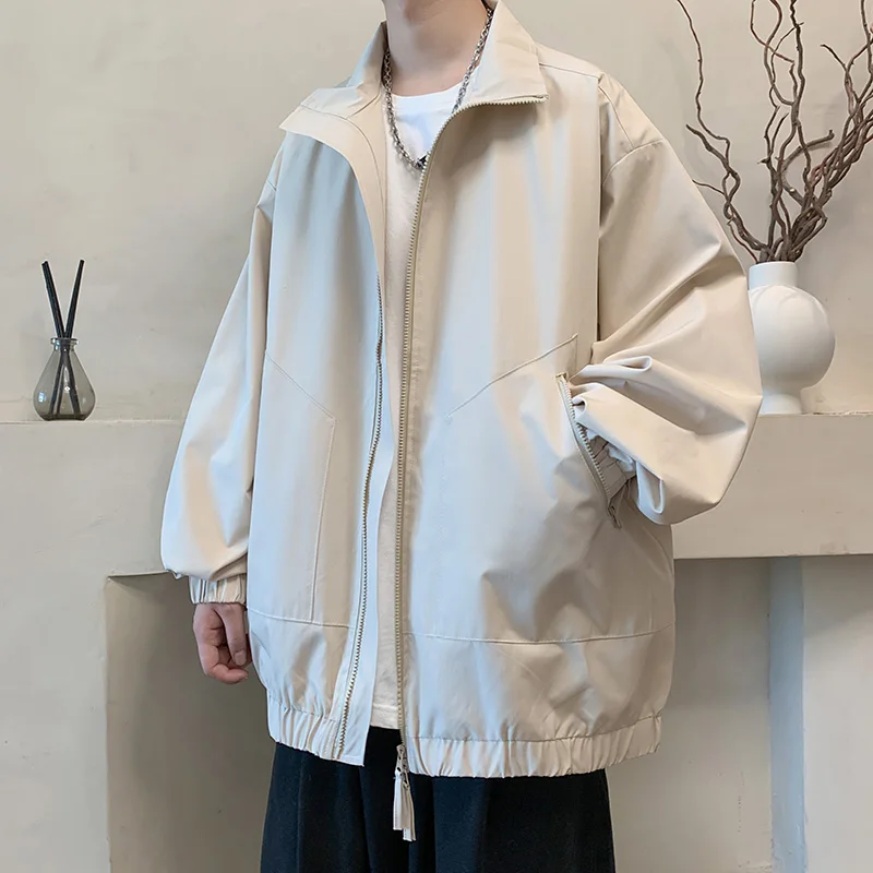 Spring Autumn Bomber Jacket Men Solid Color Streetwear Zipper Up Jacket Windbreaker Coat Outerwears Jackets for Men M-5XL
Spring Autumn Bomber Jacket Men Solid Color Streetwear Zipper Up Jacket Windbreaker Coat Outerwears Jackets for Men M-5XL