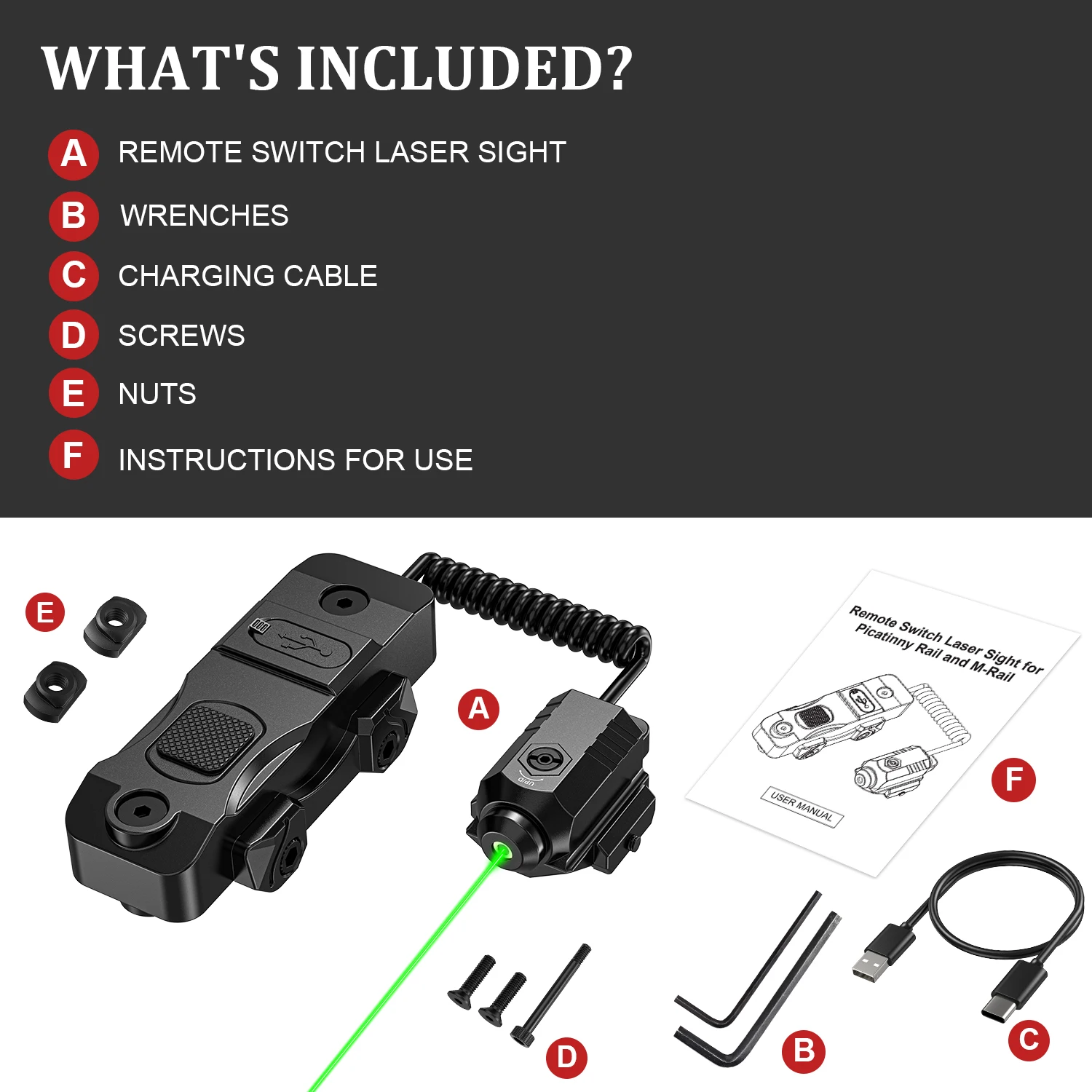 Оснащен зеленым лазерным прицелом с функцией помощи при навесении хвоста мыши.
Оснащен зеленым лазерным прицелом с функцией помощи при навесении хвоста мыши.