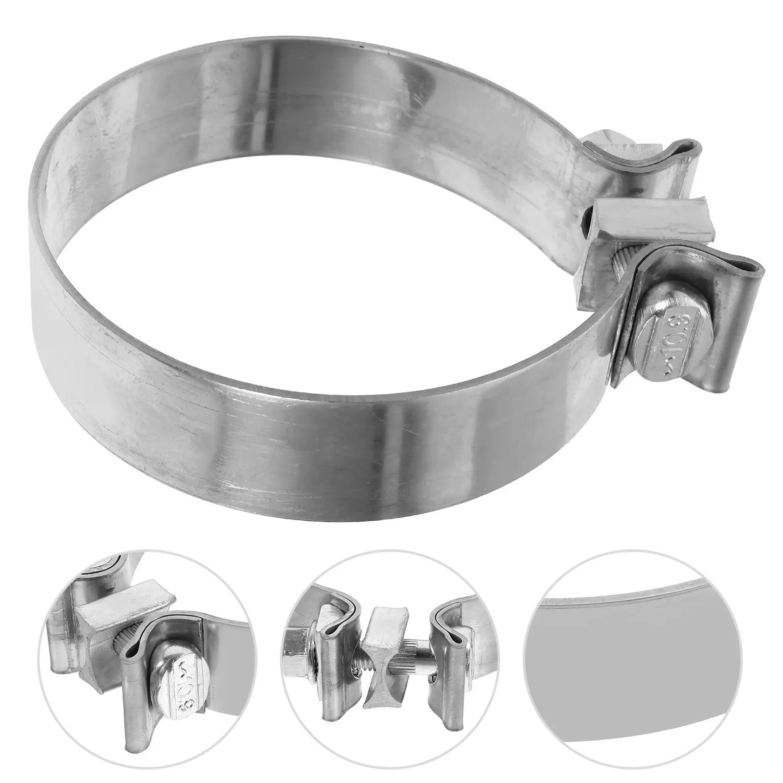 Stainless Steel Hose Clamp 2.5 Inch Exhaust Clamp For Car Repair Iron Exhaust Clamps Replacement Automotive Parts Engine
Stainless Steel Hose Clamp 2.5 Inch Exhaust Clamp For Car Repair Iron Exhaust Clamps Replacement Automotive Parts Engine