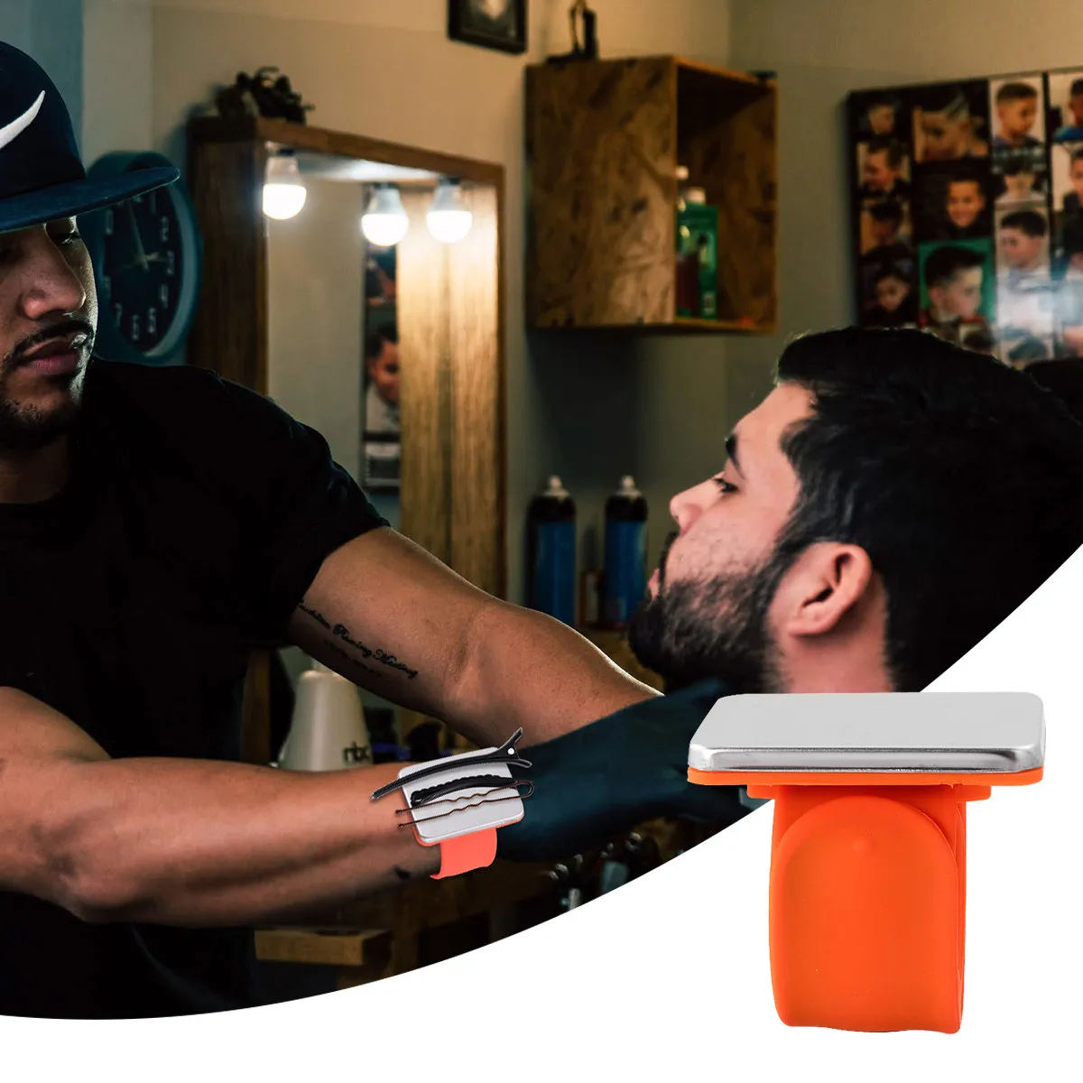 Магнитный силиконовый браслет-держатель для заколок для парикмахеров, оранжевый, мягкий силиконовый ремешок, принадлежности для салонов, магнитный браслет для волос
Магнитный силиконовый браслет-держатель для заколок для парикмахеров, оранжевый, мягкий силиконовый ремешок, принадлежности для салонов, магнитный браслет для волос