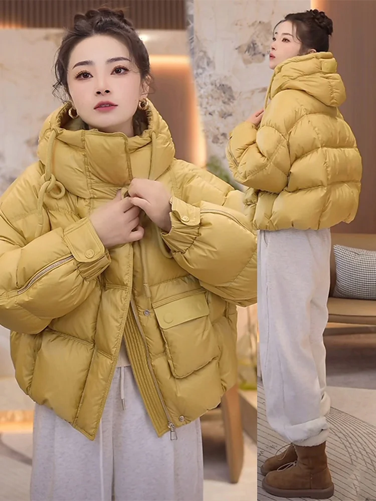 Thickened Cotton Jacket Short Winter Clothes Women's Coat Warmth Spring Autumn Winter New Style Korean Version Commute Style
Thickened Cotton Jacket Short Winter Clothes Women's Coat Warmth Spring Autumn Winter New Style Korean Version Commute Style