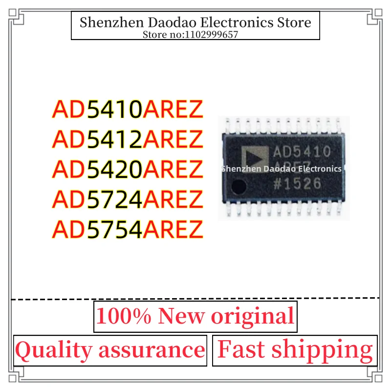 AD5410AREZ AD5412AREZ AD5420AREZ AD5724AREZ AD5754AREZ -REEL7 TSSOP-24 Digital to analog conversion chip IC new original
AD5410AREZ AD5412AREZ AD5420AREZ AD5724AREZ AD5754AREZ -REEL7 TSSOP-24 Digital to analog conversion chip IC new original
