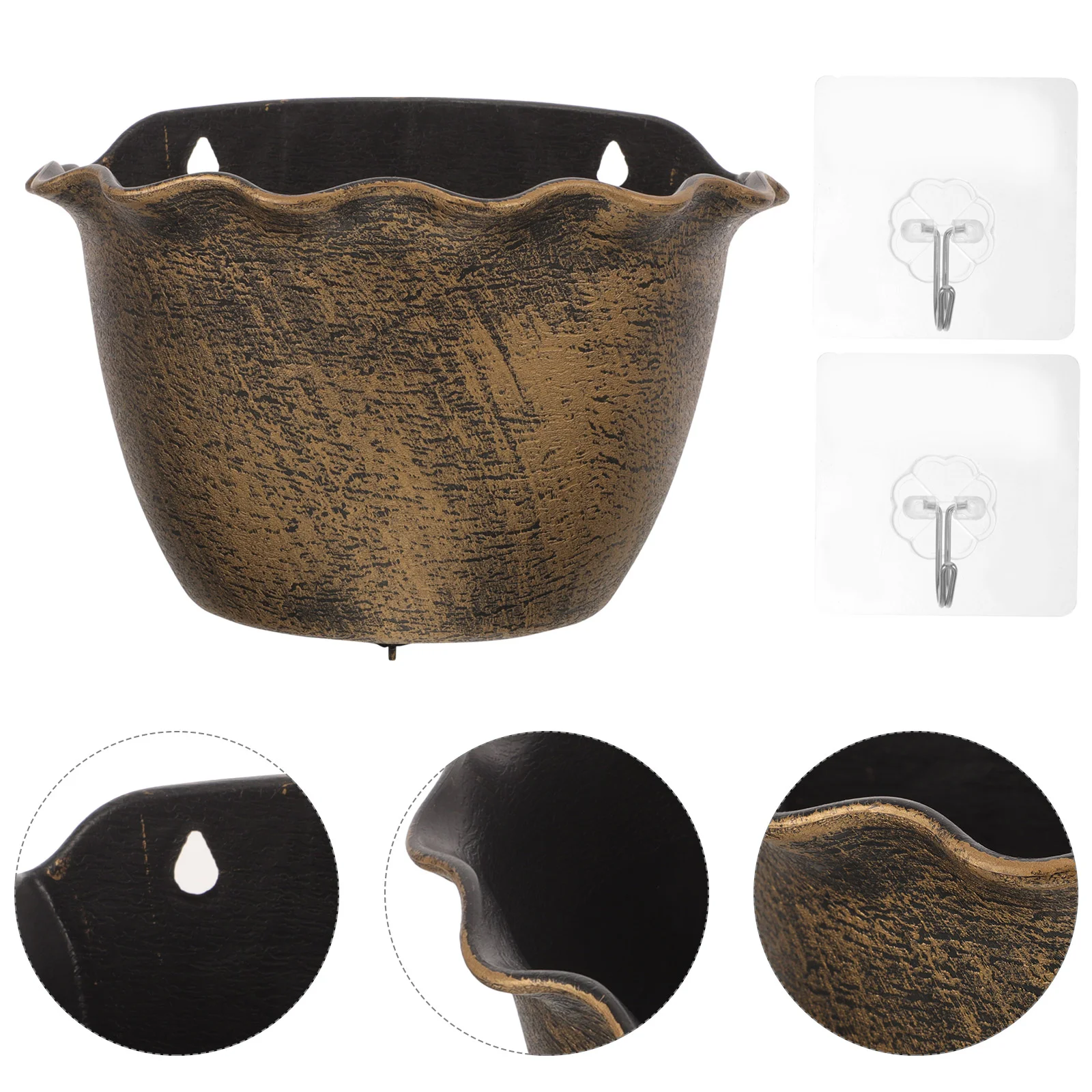 Pots for Plants Retro Hanging Basket Flower Wall Mounted Planters Indoor Holder Flowerpot Garden Rack Stand Succulent
Pots for Plants Retro Hanging Basket Flower Wall Mounted Planters Indoor Holder Flowerpot Garden Rack Stand Succulent