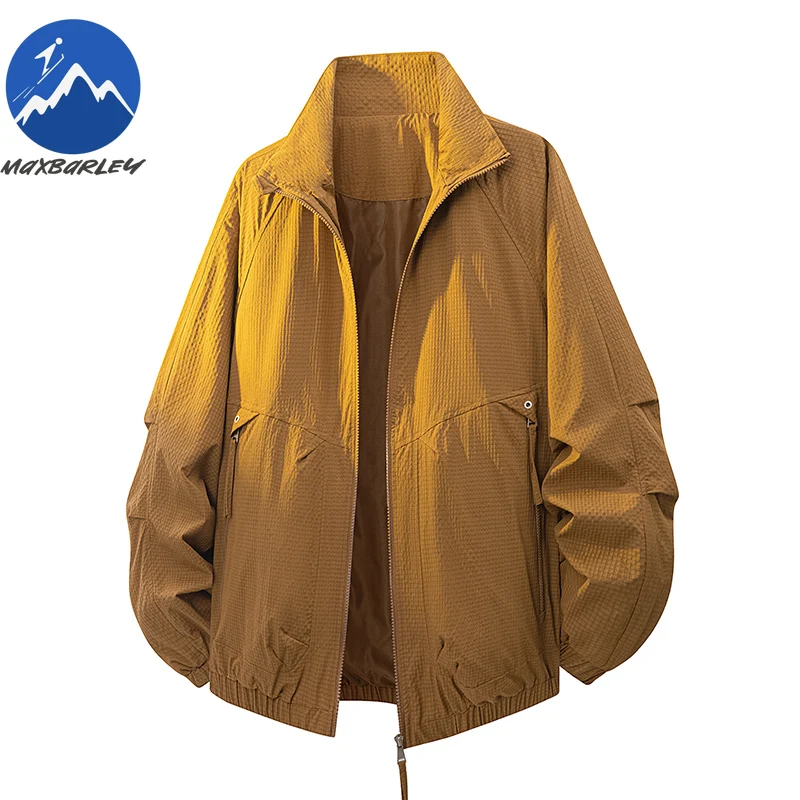 New Men Jacket High Quality Lapel Outdoor Riding Windproof Coat Street Fashion Lightweight Breathable Men Spring Autumn Jackets
New Men Jacket High Quality Lapel Outdoor Riding Windproof Coat Street Fashion Lightweight Breathable Men Spring Autumn Jackets
