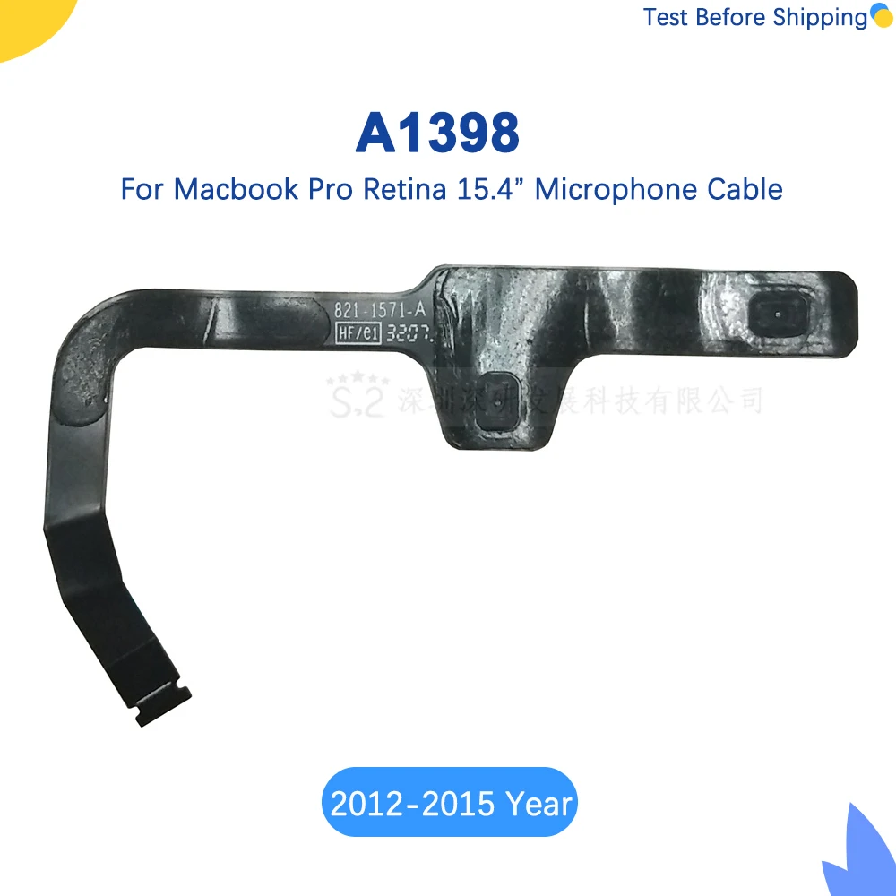 Оригинальный гибкий кабель для микрофона A1398 821-1571-A для MacBook Pro Retina 15,4 дюйма A1398, микрофонный кабель 2012 2013 2014 2015
Оригинальный гибкий кабель для микрофона A1398 821-1571-A для MacBook Pro Retina 15,4 дюйма A1398, микрофонный кабель 2012 2013 2014 2015