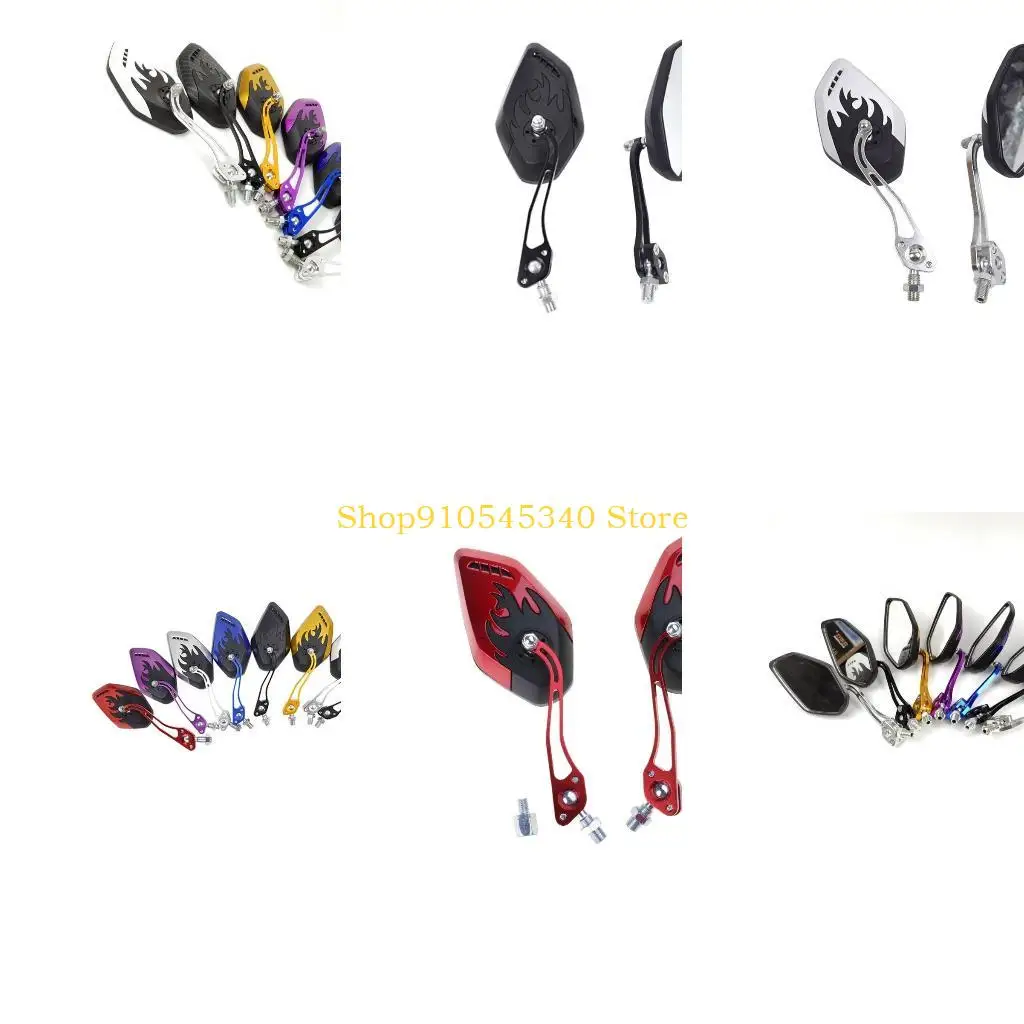U2JA Motorcycle Bike ATV Aluminum Bar End Side Rear View Mirror Flame Mirrors
U2JA Motorcycle Bike ATV Aluminum Bar End Side Rear View Mirror Flame Mirrors