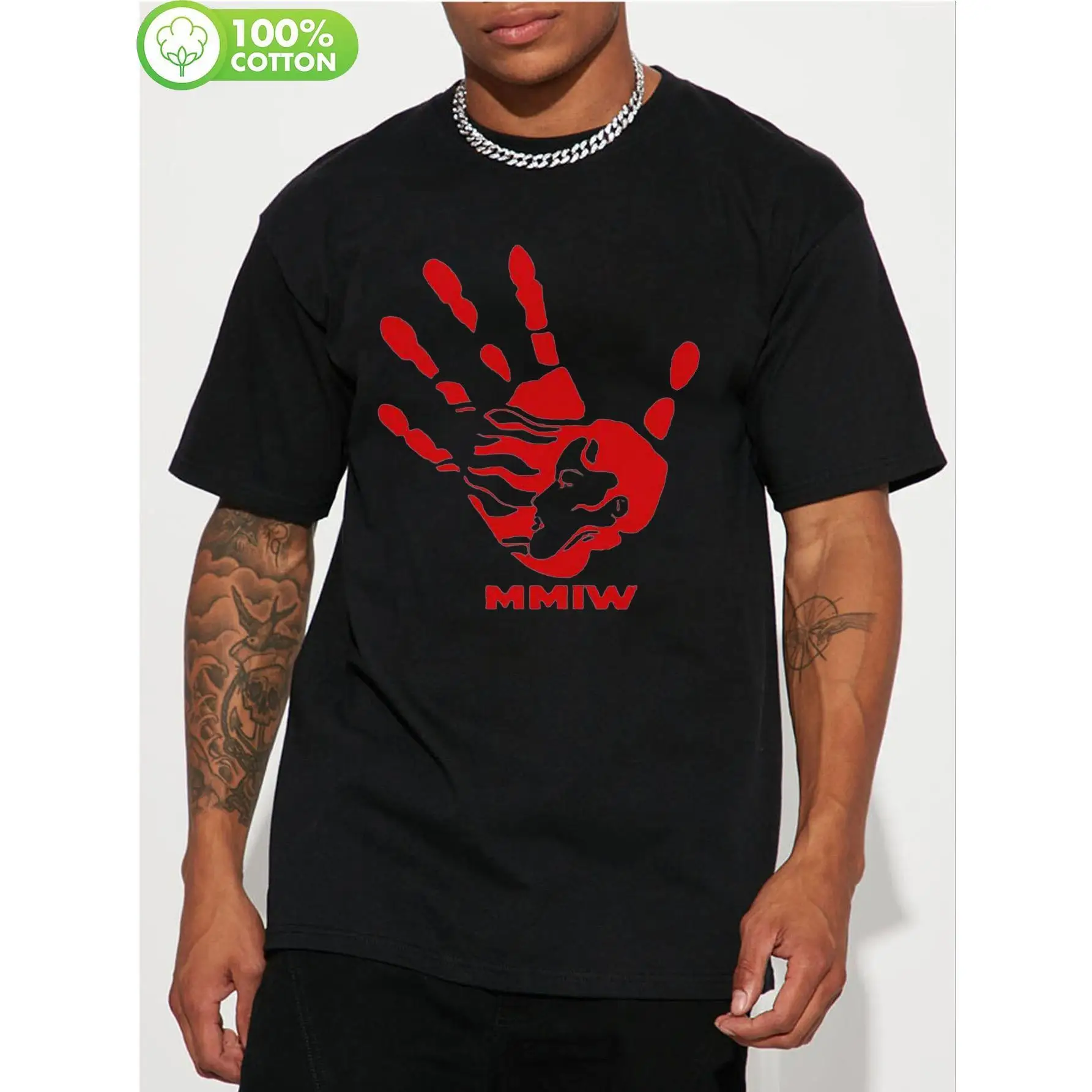 MMIW Red Hand T-shirt Men Women Unisex Missing and Murdered Indigenous Women Graphic Tee Casual Short Sleeve Advocacy Top
MMIW Red Hand T-shirt Men Women Unisex Missing and Murdered Indigenous Women Graphic Tee Casual Short Sleeve Advocacy Top