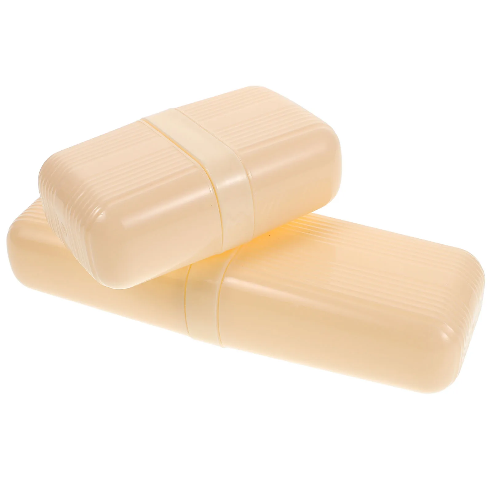 2pcs Travel Toothbrush Holder Case Set Portable Soap Storage Cup For Bathroom Business Trip Camping Toiletry Organizer Ps+Pp
2pcs Travel Toothbrush Holder Case Set Portable Soap Storage Cup For Bathroom Business Trip Camping Toiletry Organizer Ps+Pp