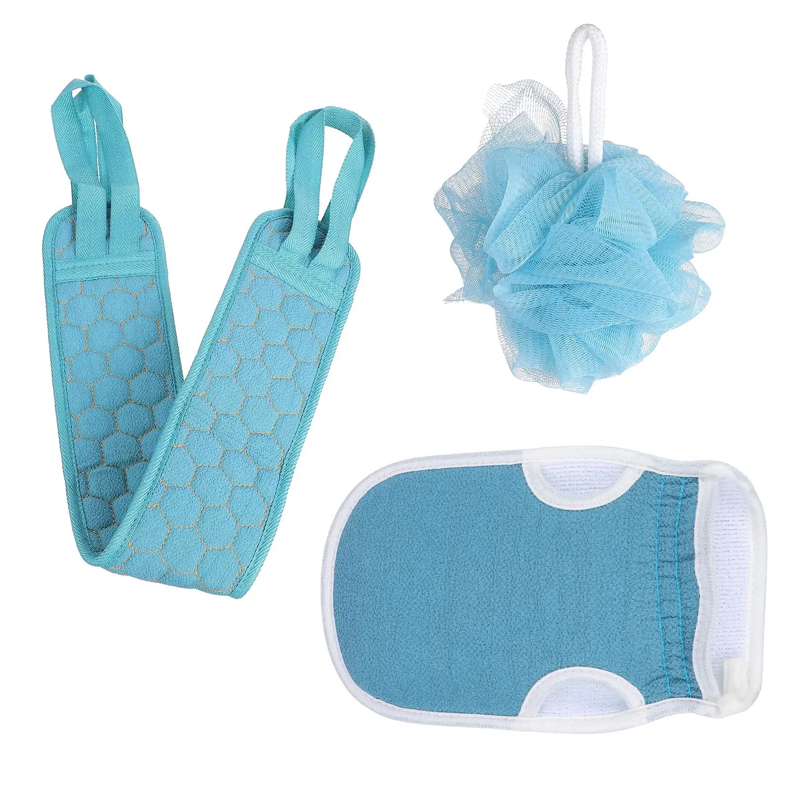 3 Pcs Bath Towel Exfoliating Gloves Rub Ball Soft Body Wash Cloth Back Scrubber Fabric Kit
3 Pcs Bath Towel Exfoliating Gloves Rub Ball Soft Body Wash Cloth Back Scrubber Fabric Kit