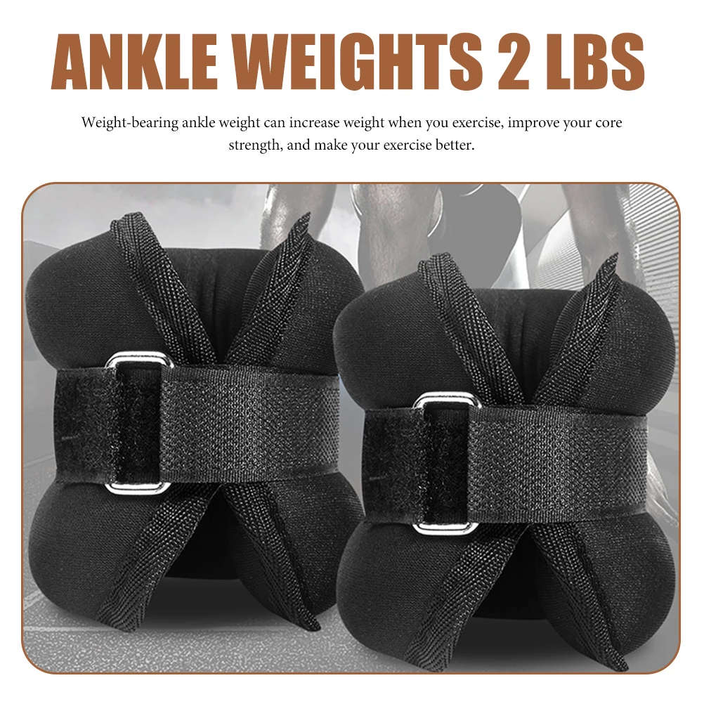 2 Pair Resistance Training Ankle Weights Black Adjustable Wrist Weights for Running Walking Cardio Fitness Supplies
2 Pair Resistance Training Ankle Weights Black Adjustable Wrist Weights for Running Walking Cardio Fitness Supplies