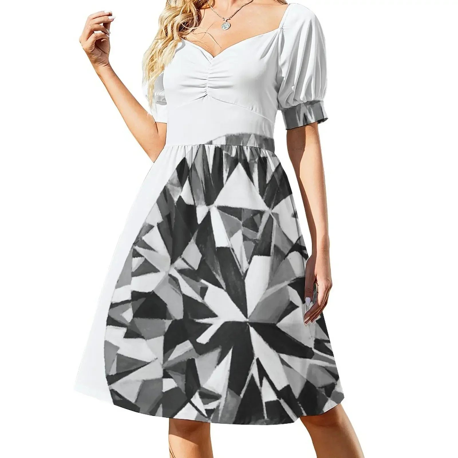 Diamond Painting Short-Sleeved Dress Woman dresses Summer skirt luxury evening dress woman for wedding Dress
Diamond Painting Short-Sleeved Dress Woman dresses Summer skirt luxury evening dress woman for wedding Dress