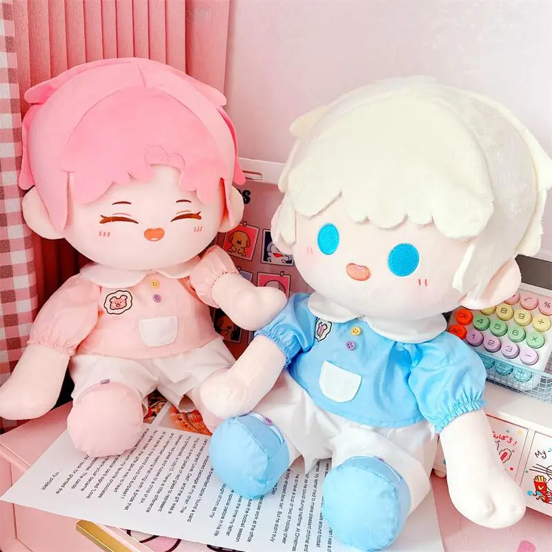 Kawaii School Uniform for Dolls, Cute Doll Clothes, Shirt Pants and Shoes, DIY Idol Suit, Cotton Doll Clothes, Gifts, 40cm, 3
Kawaii School Uniform for Dolls, Cute Doll Clothes, Shirt Pants and Shoes, DIY Idol Suit, Cotton Doll Clothes, Gifts, 40cm, 3