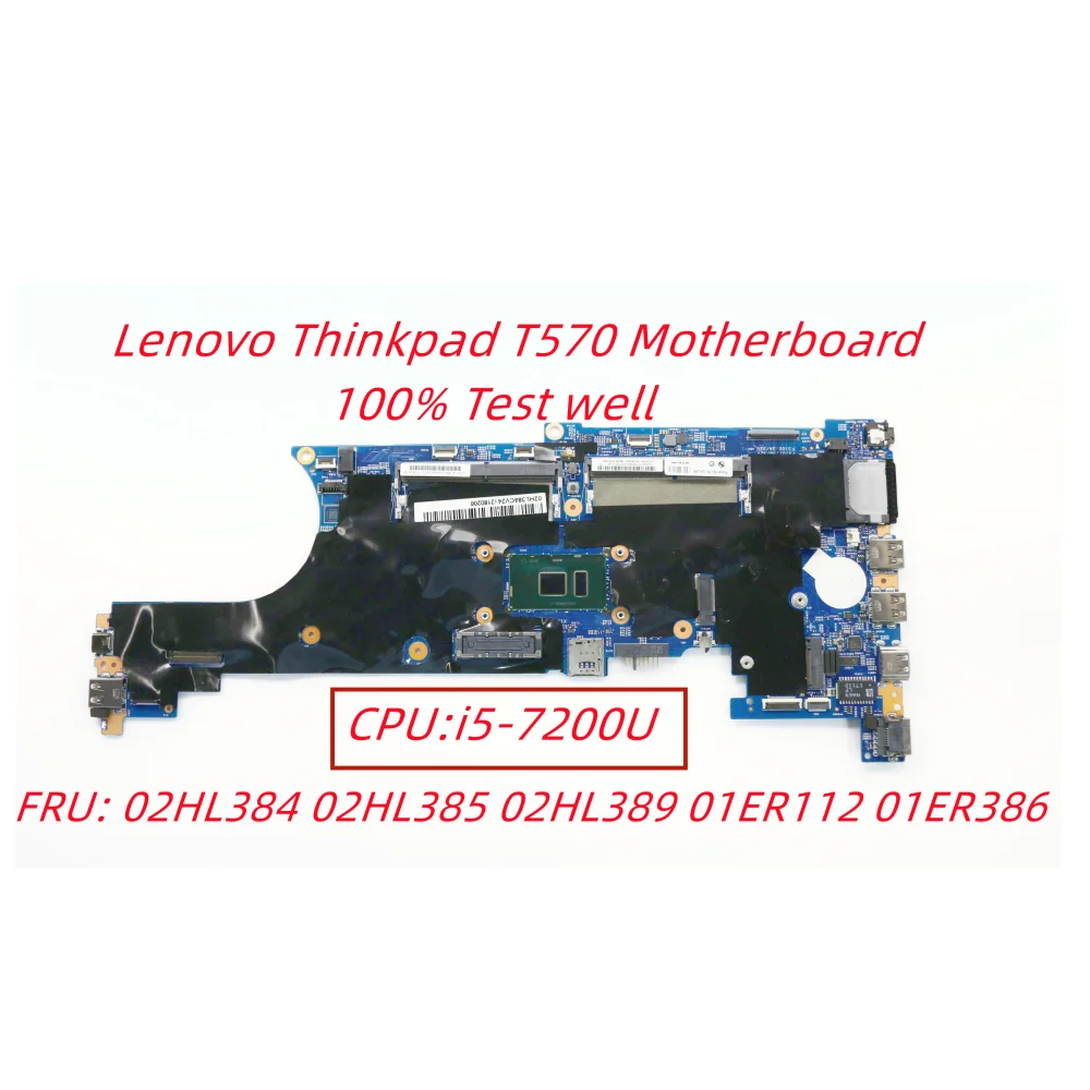 Материнская плата для ноутбука Lenovo Thinkpad T570 i5-7200 HD WIN FRU 02HL384 02HL385 02HL389 01ER112 01ER386
Материнская плата для ноутбука Lenovo Thinkpad T570 i5-7200 HD WIN FRU 02HL384 02HL385 02HL389 01ER112 01ER386