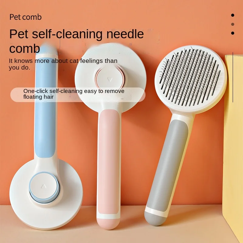 Pet Cat Brush Dog Comb Quick Removal Pet Hair Comb For Cats Dogs Self Cleaning Slicker Brush Cat Hair Cleaning Grooming Tool
Pet Cat Brush Dog Comb Quick Removal Pet Hair Comb For Cats Dogs Self Cleaning Slicker Brush Cat Hair Cleaning Grooming Tool