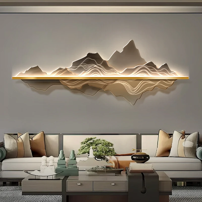 Back with backers, living room decorative painting wall lamp, sofa background wall led lamp hanging painting light luxury high-e
Back with backers, living room decorative painting wall lamp, sofa background wall led lamp hanging painting light luxury high-e