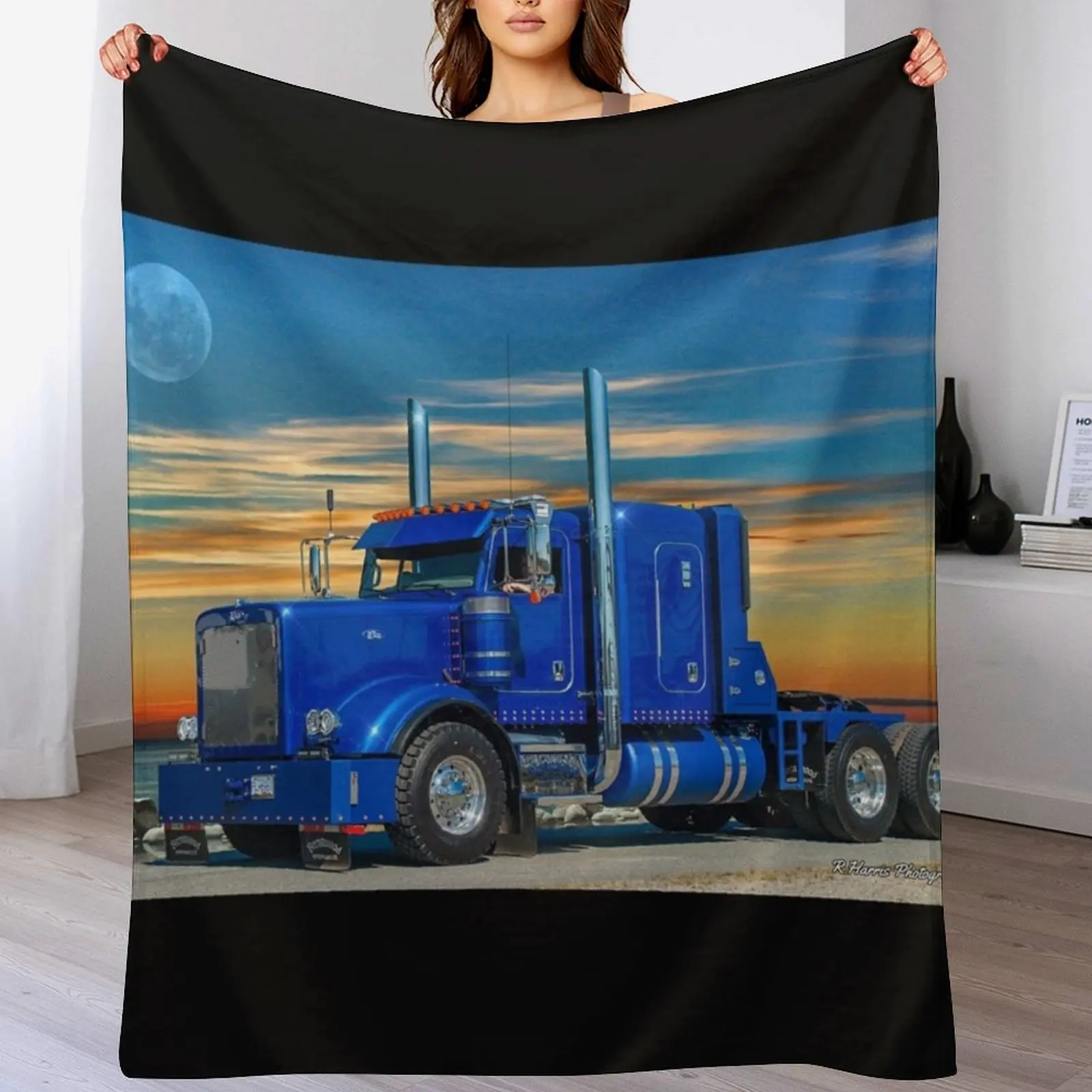 Blue Peterbilt Throw Blanket Stylish Couch Blanket for Home Living Room
Blue Peterbilt Throw Blanket Stylish Couch Blanket for Home Living Room