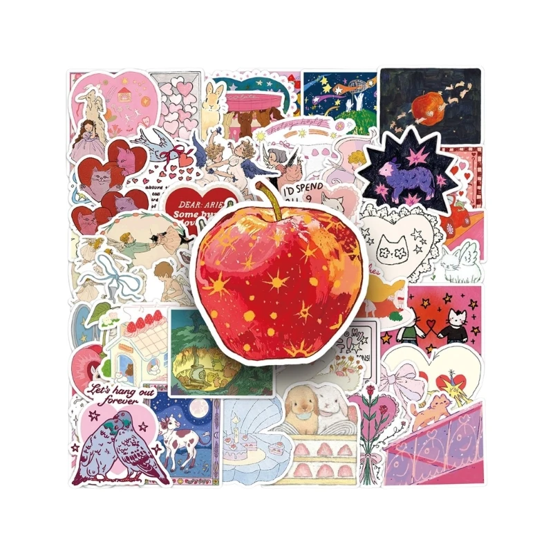 A2BA 50Pcs Cartoon PVC Sticker Waterproof Aesthetic Sticker for Scrapbooking Laptop Journal Phone Case Skateboard Luggage
A2BA 50Pcs Cartoon PVC Sticker Waterproof Aesthetic Sticker for Scrapbooking Laptop Journal Phone Case Skateboard Luggage