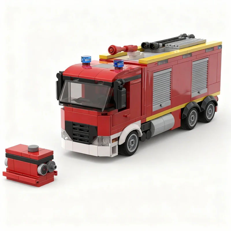366pcs MOC Feuerwehr GTLF Fire Truck Tank City Model Building Blocks Construction Toy Christmas Gifts DIY Creative Idea Birthday
366pcs MOC Feuerwehr GTLF Fire Truck Tank City Model Building Blocks Construction Toy Christmas Gifts DIY Creative Idea Birthday