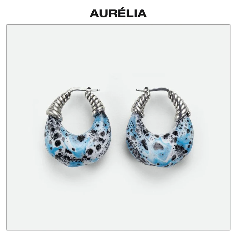 Европейские модные синие серьги из смолы, женские популярные праздничные подарки, ювелирные изделия высокого качества, тренд
Европейские модные синие серьги из смолы, женские популярные праздничные подарки, ювелирные изделия высокого качества, тренд