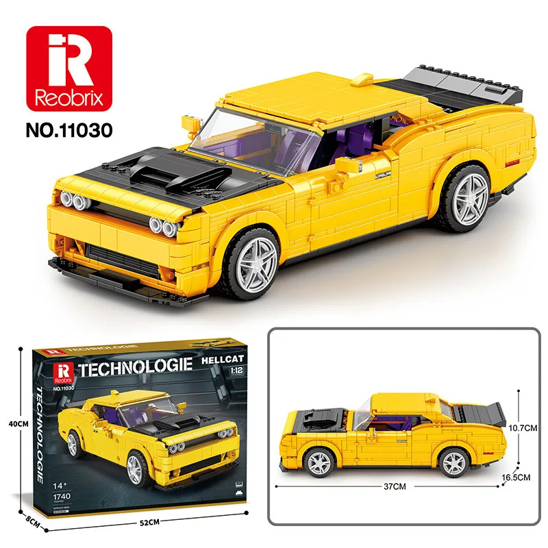Reobrix 11030 суперспортивный шрам 1:12 модель технический автомобиль гоночная серия «сделай сам» креативные игрушки строительные блоки подарок для мальчика 1740 шт.
Reobrix 11030 суперспортивный шрам 1:12 модель технический автомобиль гоночная серия «сделай сам» креативные игрушки строительные блоки подарок для мальчика 1740 шт.