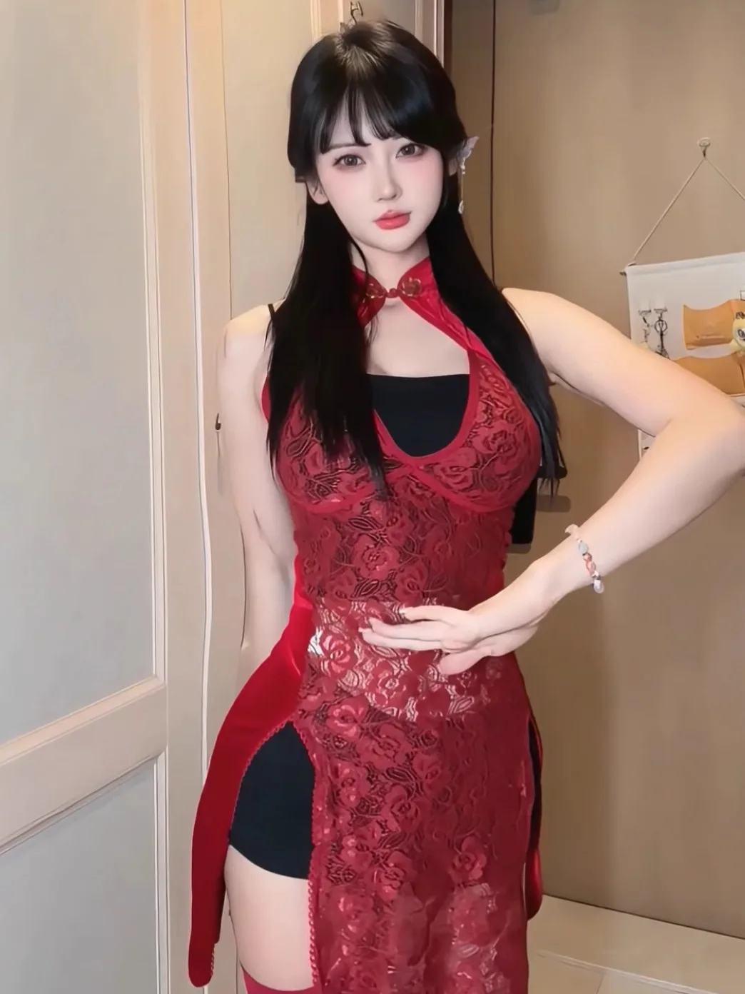 Сексуальный кружевной прозрачный китайский жилет или бот Pure Desire Sle, летний комплект Faion для модных девушек
Сексуальный кружевной прозрачный китайский жилет или бот Pure Desire Sle, летний комплект Faion для модных девушек