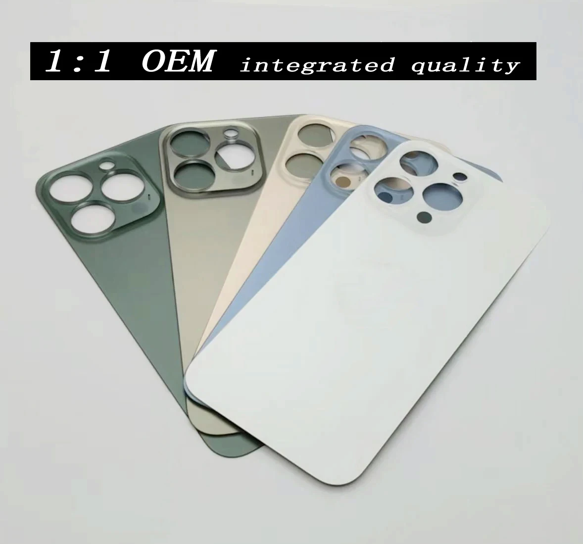 10Pcs Integrated OEM Big Hole Rear Glass For iPhone X XR Xm 8Plus 12 13mini 14 15 16 Pro Max Door Cover back Glass Replacement
10Pcs Integrated OEM Big Hole Rear Glass For iPhone X XR Xm 8Plus 12 13mini 14 15 16 Pro Max Door Cover back Glass Replacement