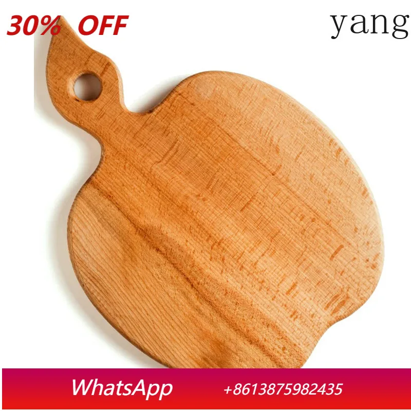 LMM cutting board with handle kitchen apple-shaped wood cutting chopping board pizza bread
LMM cutting board with handle kitchen apple-shaped wood cutting chopping board pizza bread
