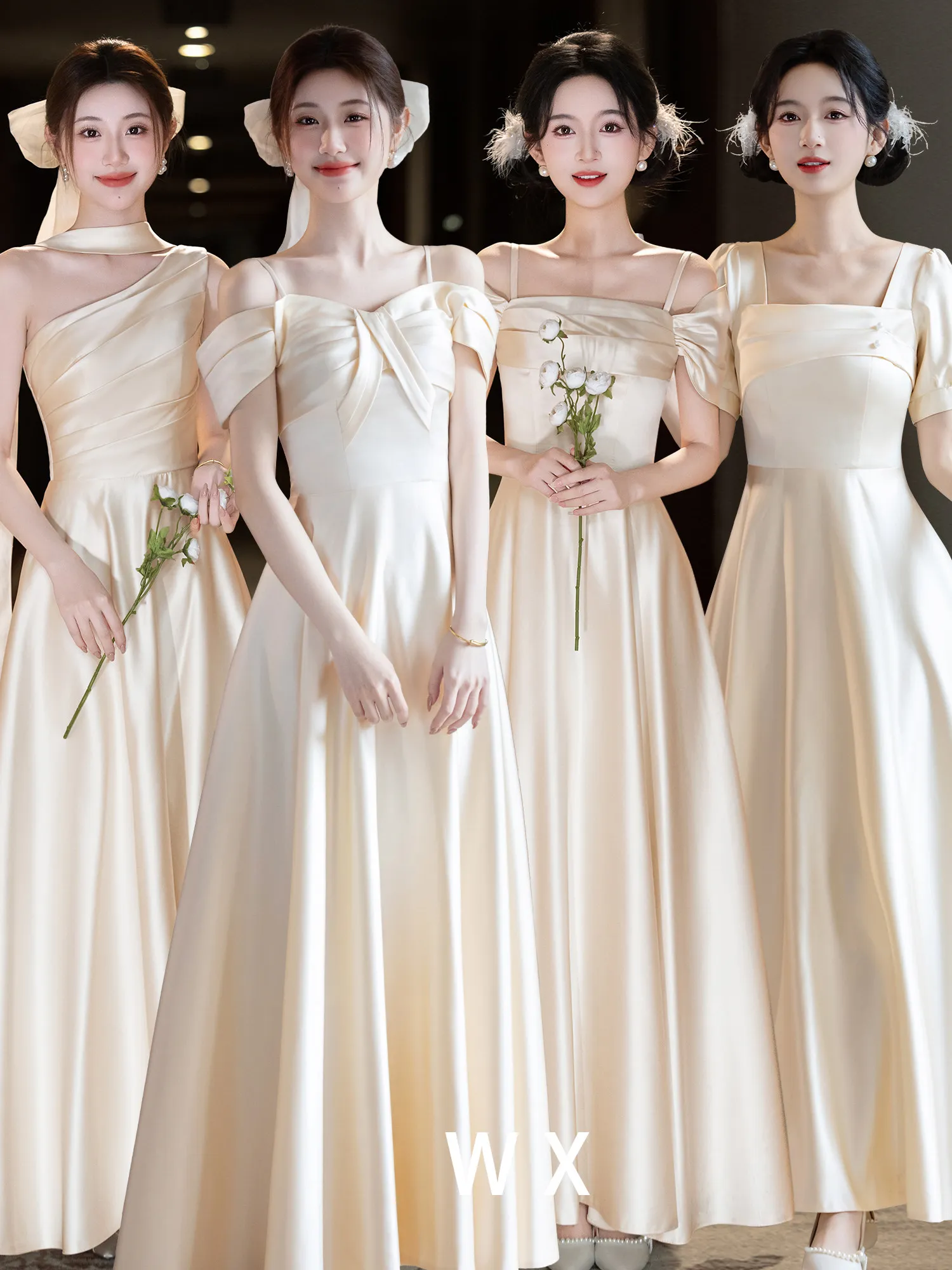 Satin Bridesmaid Dress 2026 New High-end Off The Shoulder A-Line Evening Gown Elegant Prom Party Performance Dresses For Women
Satin Bridesmaid Dress 2026 New High-end Off The Shoulder A-Line Evening Gown Elegant Prom Party Performance Dresses For Women